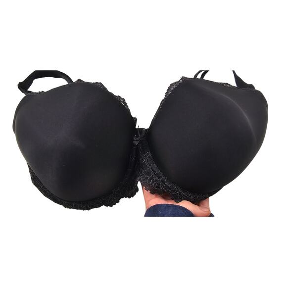 Dream angels 34DDD black sexy flirty exotic full coverage Victoria's Secret bra - Picture 4 of 6